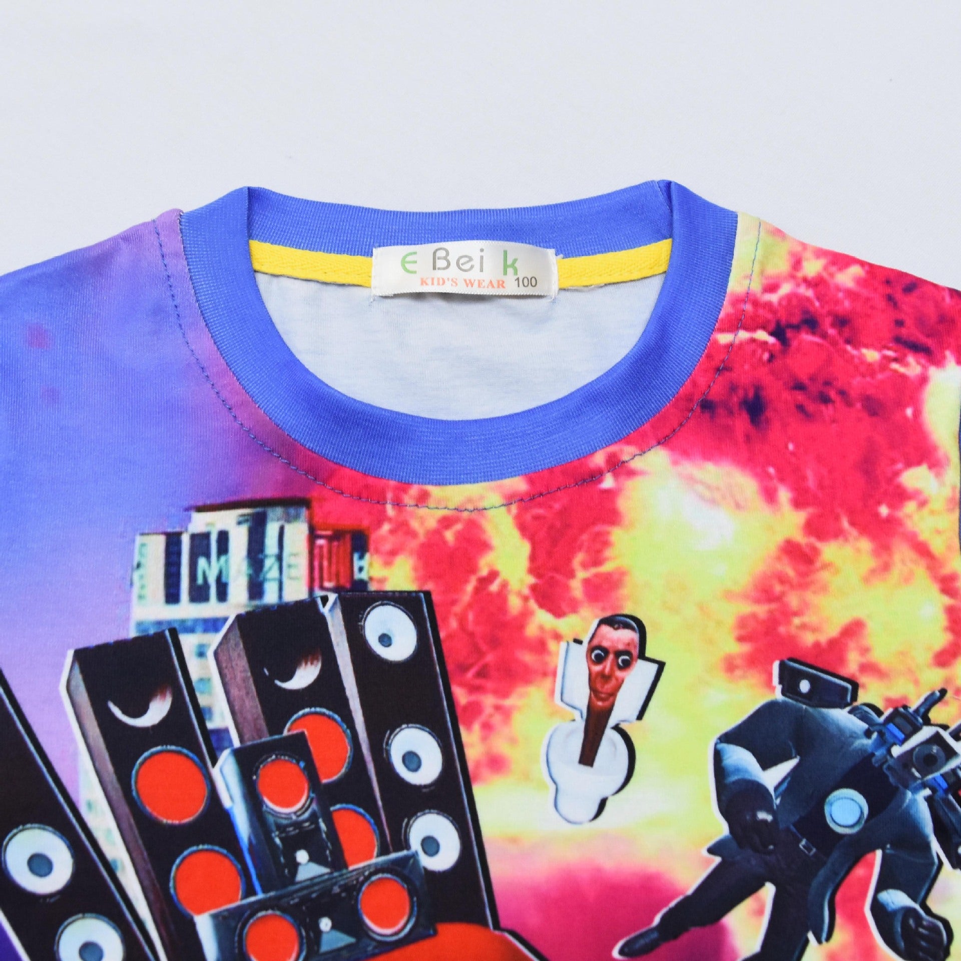 Kid Boy Halloween Costume TV Toilet Man Homewear Pajamas