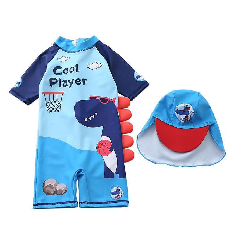 Kid Boy Conjoined Cute Swimsuits