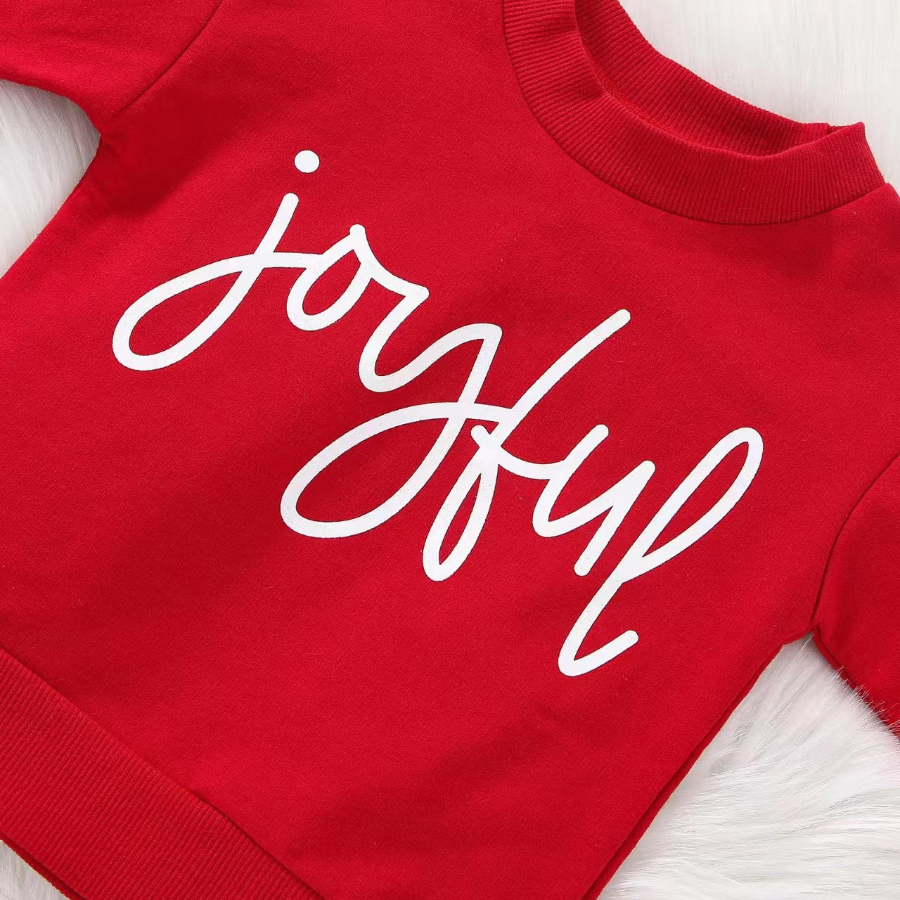 Kid Baby Girl Christmas Autumn Long Sleeve Letter Stripe Flare 2 Pcs Sets