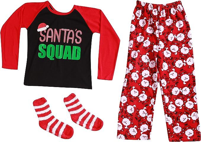 Family Matching Parent-child Cartoon Christmas Pajamas