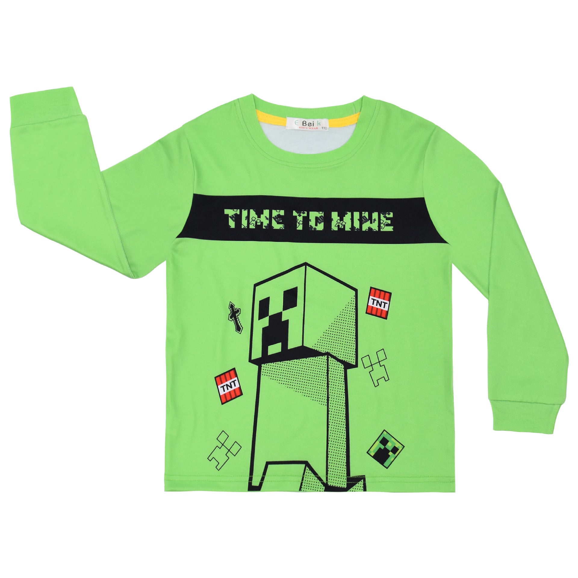 Kid Boy Cuhk Home Suit Long Sleeve Pajamas