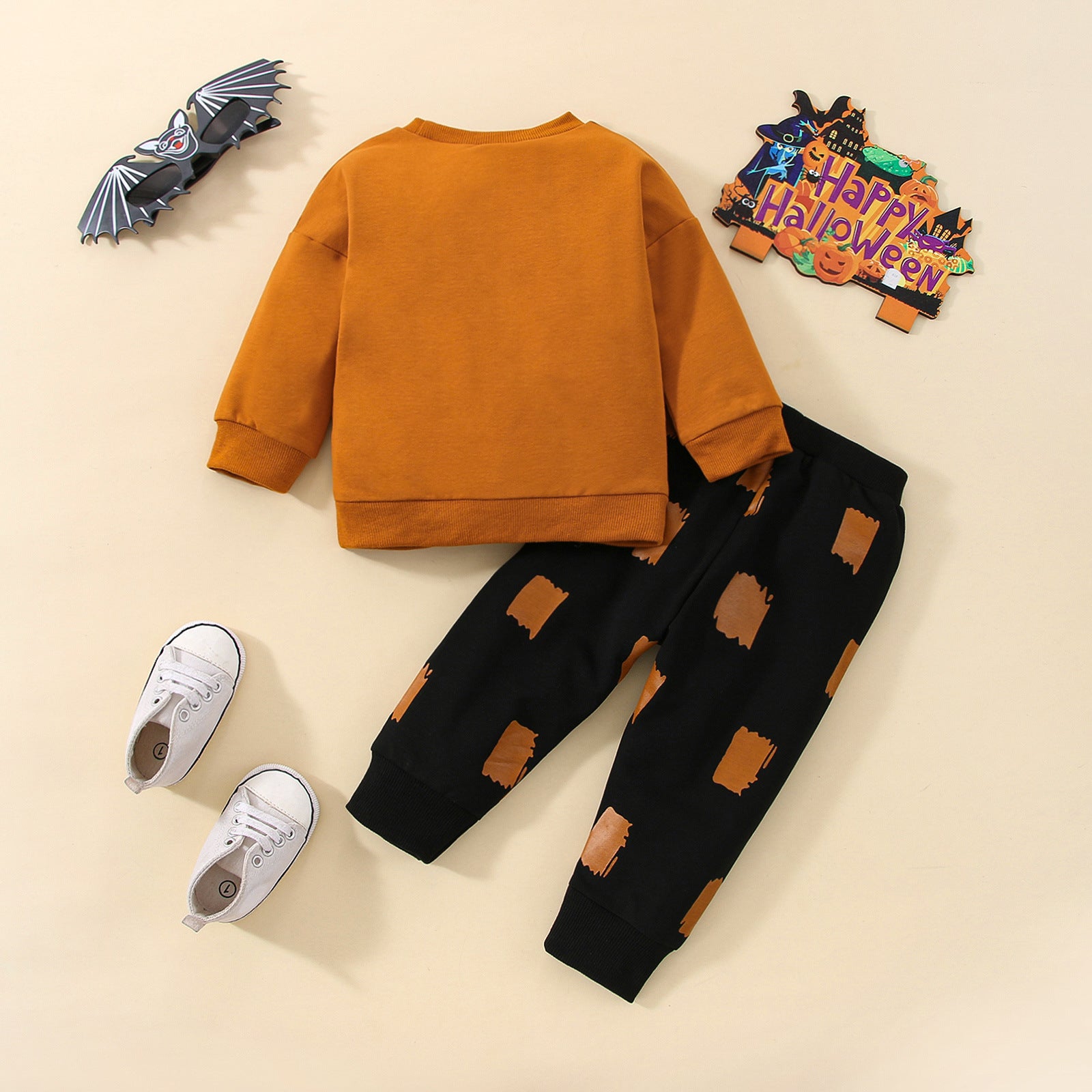 Halloween Kid Baby Boy Unhooded Spring Autumn 2 Pcs Sets