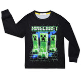 Kid Boy Cuhk Household Long Sleeve Suit Pajamas