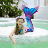 Kid Girl Swimsuit Mermaid Tail Swim Bikini