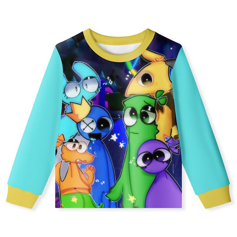 Halloween Door Costume Kids Spring Autumn Long Sleeve 2 Pcs Sets