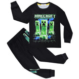 Kid Boy Cuhk Household Long Sleeve Suit Pajamas