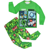 Kid Boy Long Sleeved Home Pajamas