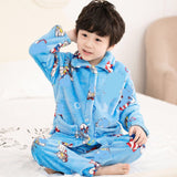 Kid Baby Boy Girl Flannel Pajamas Home Pajamas