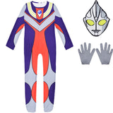 Kid Boy Halloween Manga Ultraman Cosplay Costume Pajamas
