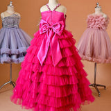 Kid Girl Flower Princess Cross-border Performance Dress