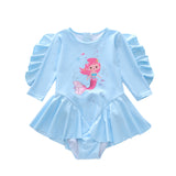 Kid Baby Girl  One-piece Sun Resistant Swimsuit