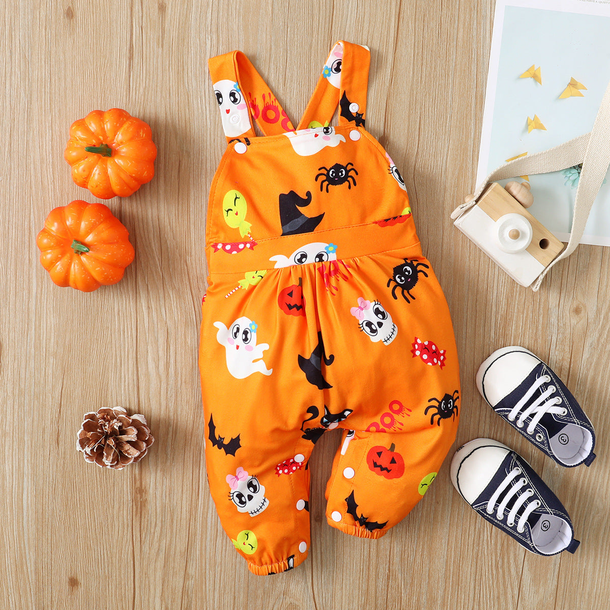 Baby Toddler Halloween Printed Cartoon Pants