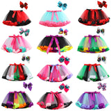 Kid Baby Girl Fluffy Convex Half Body Princess Skirts