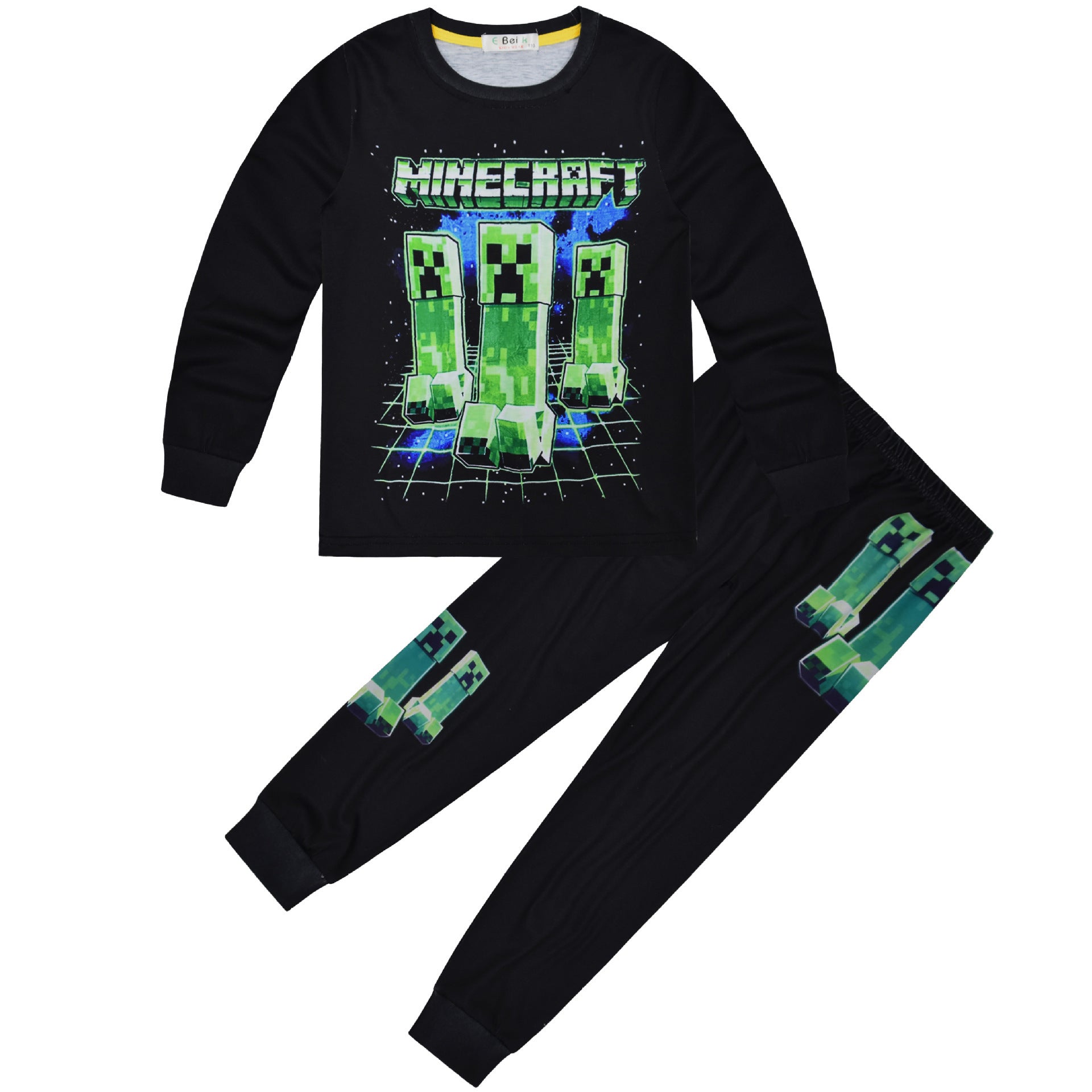 Kid Boy Cuhk Household Long Sleeve Suit Pajamas