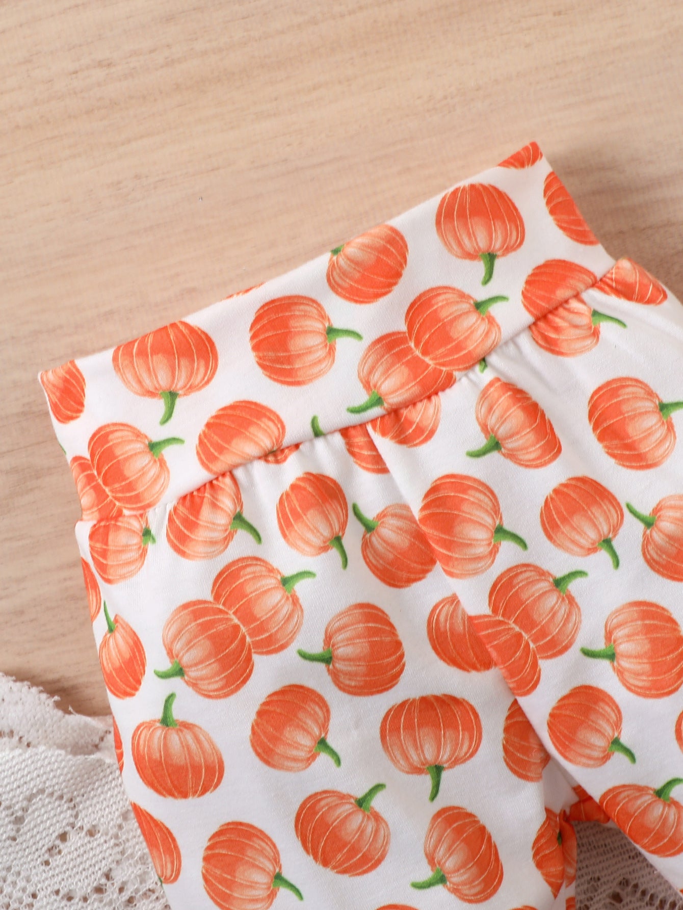 Baby Halloween Letter Printing Pumpkin 4 Pcs Sets