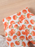 Baby Halloween Letter Printing Pumpkin 4 Pcs Sets