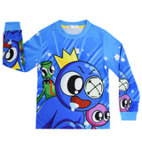 Kids Suit Roblox Rainbow Friends Long Sleeve Homewear Pajamas