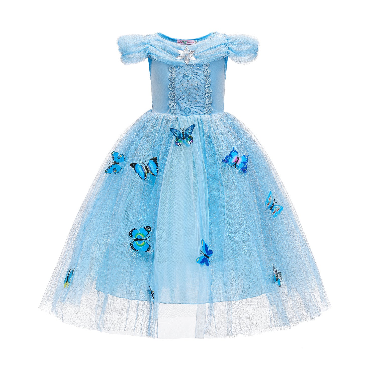 Kid Girl Frozen Halloween Cinderella Princess Dress