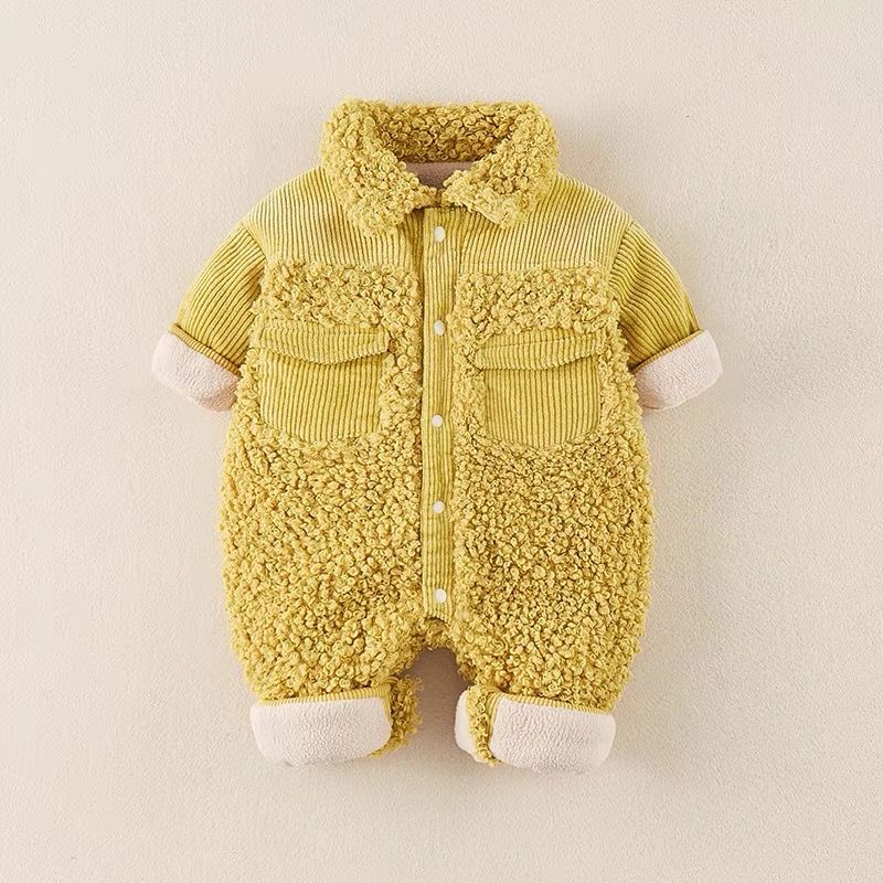 Baby One-piece Winter Thick Down Crawling Romper