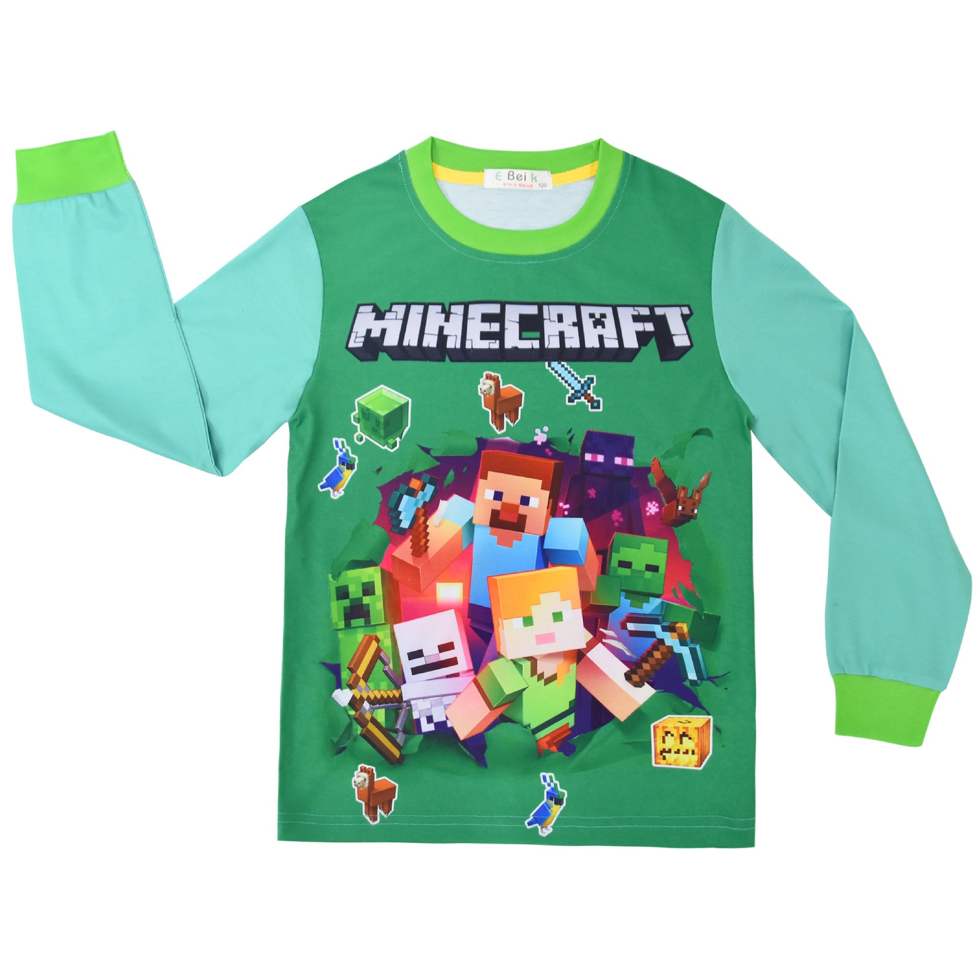 Kid Boy Cuhk Household Long Sleeve Suit Pajamas