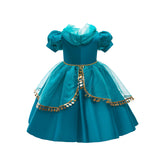 Kid Girl Halloween Princess Jasmine Dress