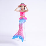 Kid Girls Swimming Mermaid Tail Swimsuit