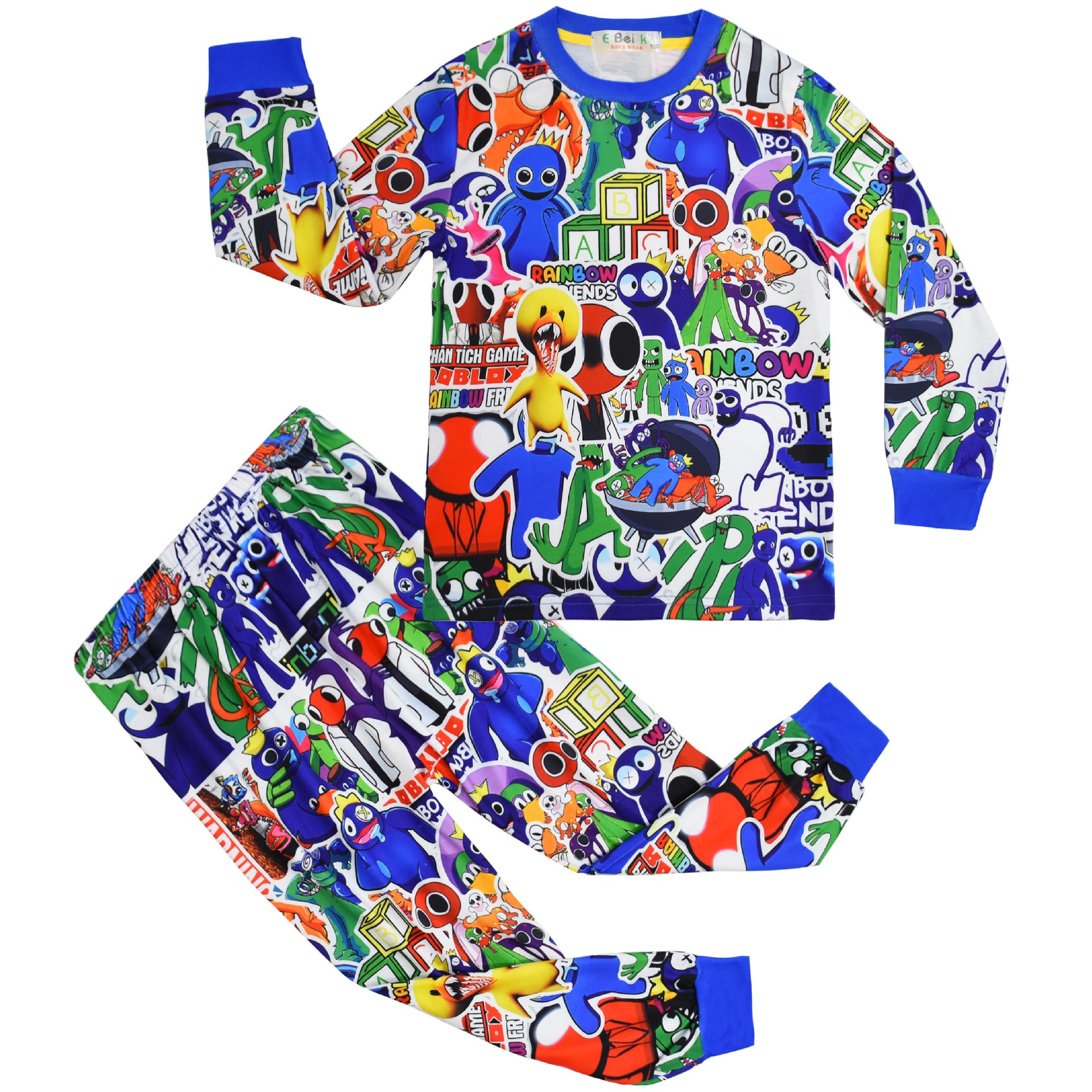 Kid Boy Explosive Models Long-sleeved Home Pajamas Suit