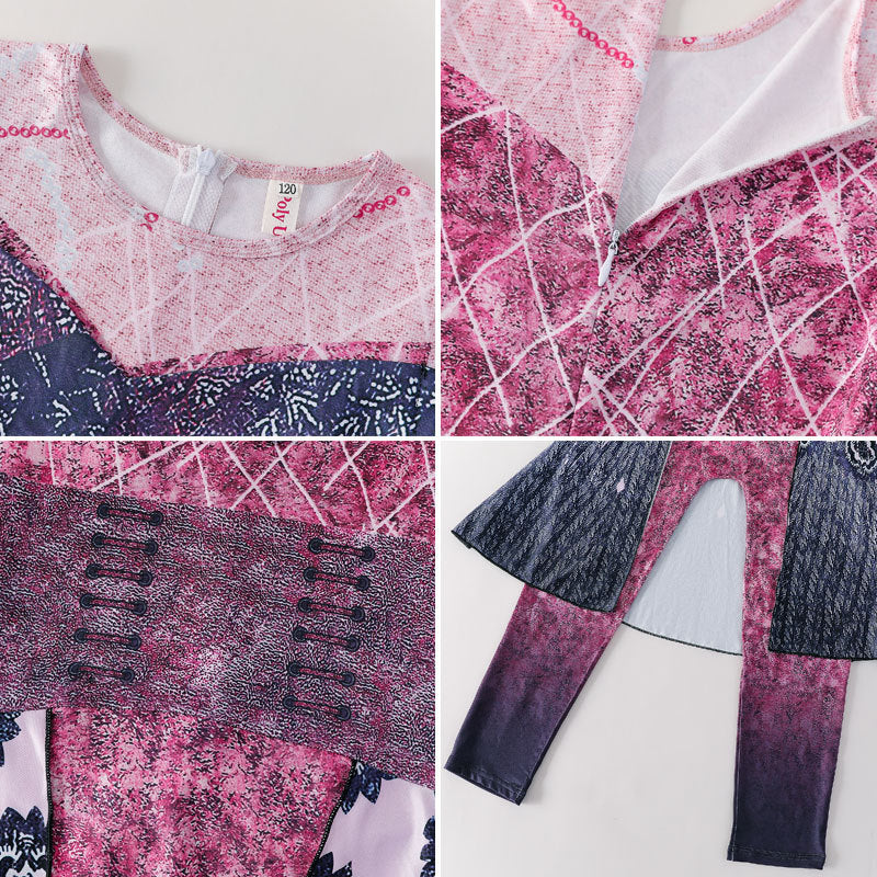 Descendants Kid Cosplay Halloween Party Bodysuit Costume