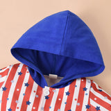 Baby Boy Independence Day Stripe Rompers