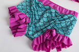 Toddler Girl Summer Cute Mermaid Swimsuit