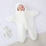 Baby Winter Thickened Anti-startle Wrapped Swaddling Sleeping Pajamas