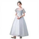 Kid Girl Pengpeng Princess Flower Host Performance Dress