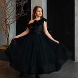 Kid Baby Girl Host Evening Princess Wedding Flower Dresses