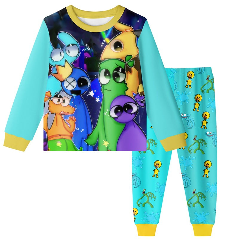 Halloween Door Costume Kids Spring Autumn Long Sleeve 2 Pcs Sets