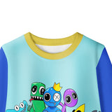 Halloween Kid Door Costume Spring Autumn Long Sleeve 2 Pcs Set