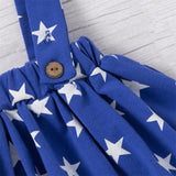 Baby Girl Independence Day Short Sleeve Star Skirt Sets
