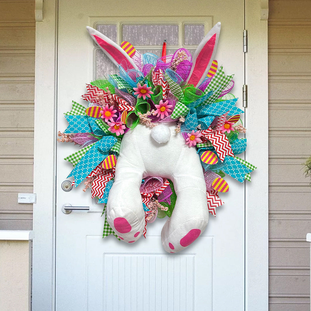 Easter Bunny Pendant Garland Home Decoration