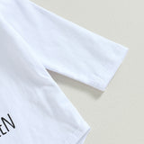 Baby Girl Halloween Letter Long Sleeves Printed 3 Pcs Sets