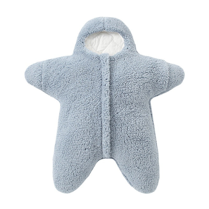 Baby Winter Thickened Anti-startle Wrapped Swaddling Sleeping Pajamas
