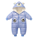 Baby Conjoined Eiderdown Cotton-padded Thickened Jumpsuit Romper