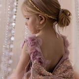 Kid Baby Girl Princess Rose Fairy Flower Fluffy Dresses