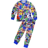 Kid Boy Explosive Models Long-sleeved Home Pajamas Suit