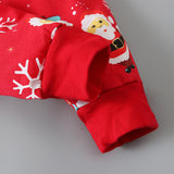 Kid Boys Santa Claus Christmas Long-sleeved Pajamas