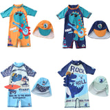 Kid Boy Conjoined Cute Swimsuits