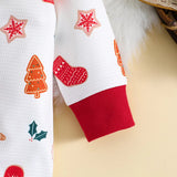 Baby Christmas Spring Autumn Long Sleeve Cartoon Zipper Rompers