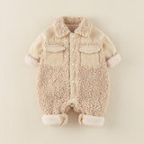 Baby One-piece Winter Thick Down Crawling Romper