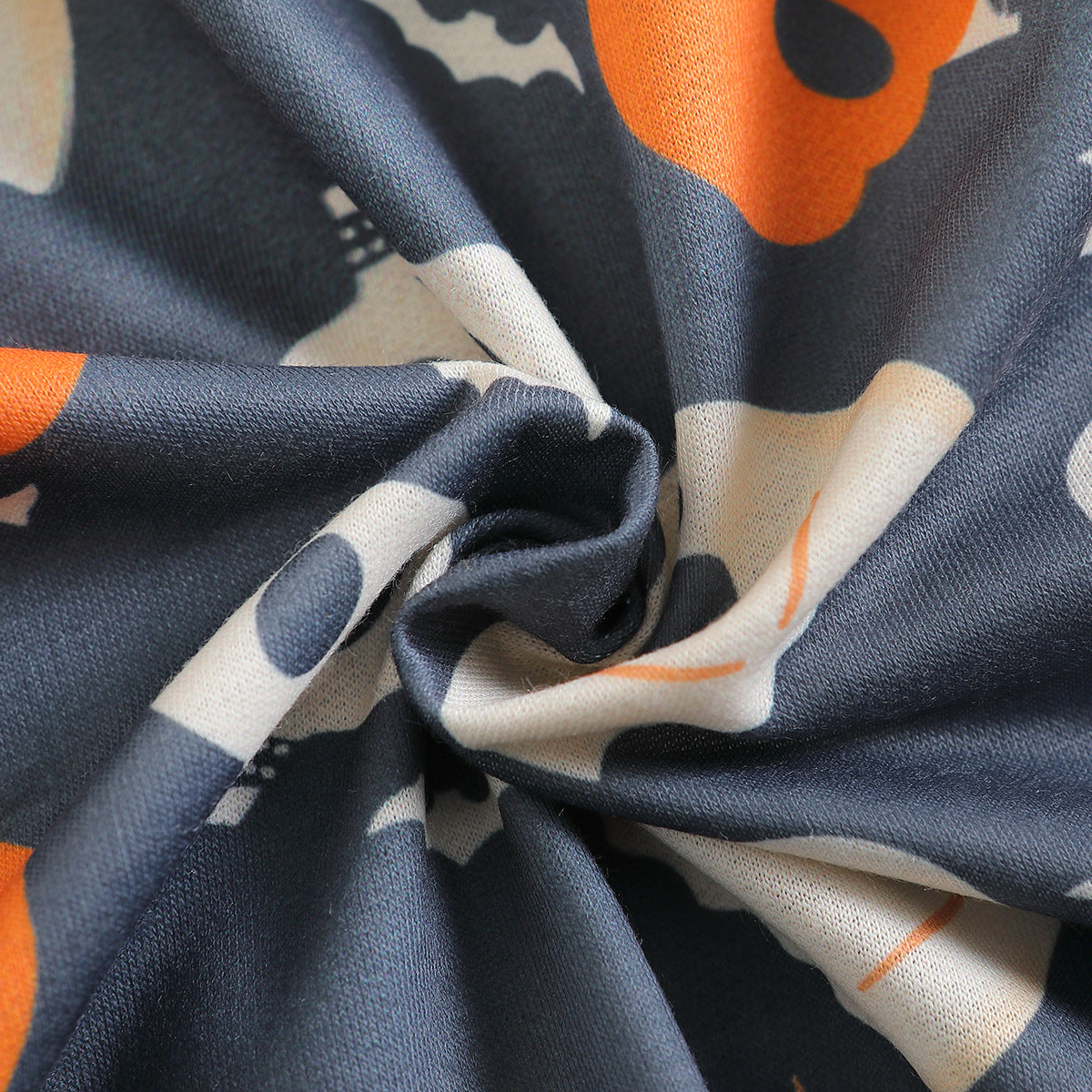 Halloween Kid Baby Boy Pumpkin Print Long Sleeve 2 Pcs Set