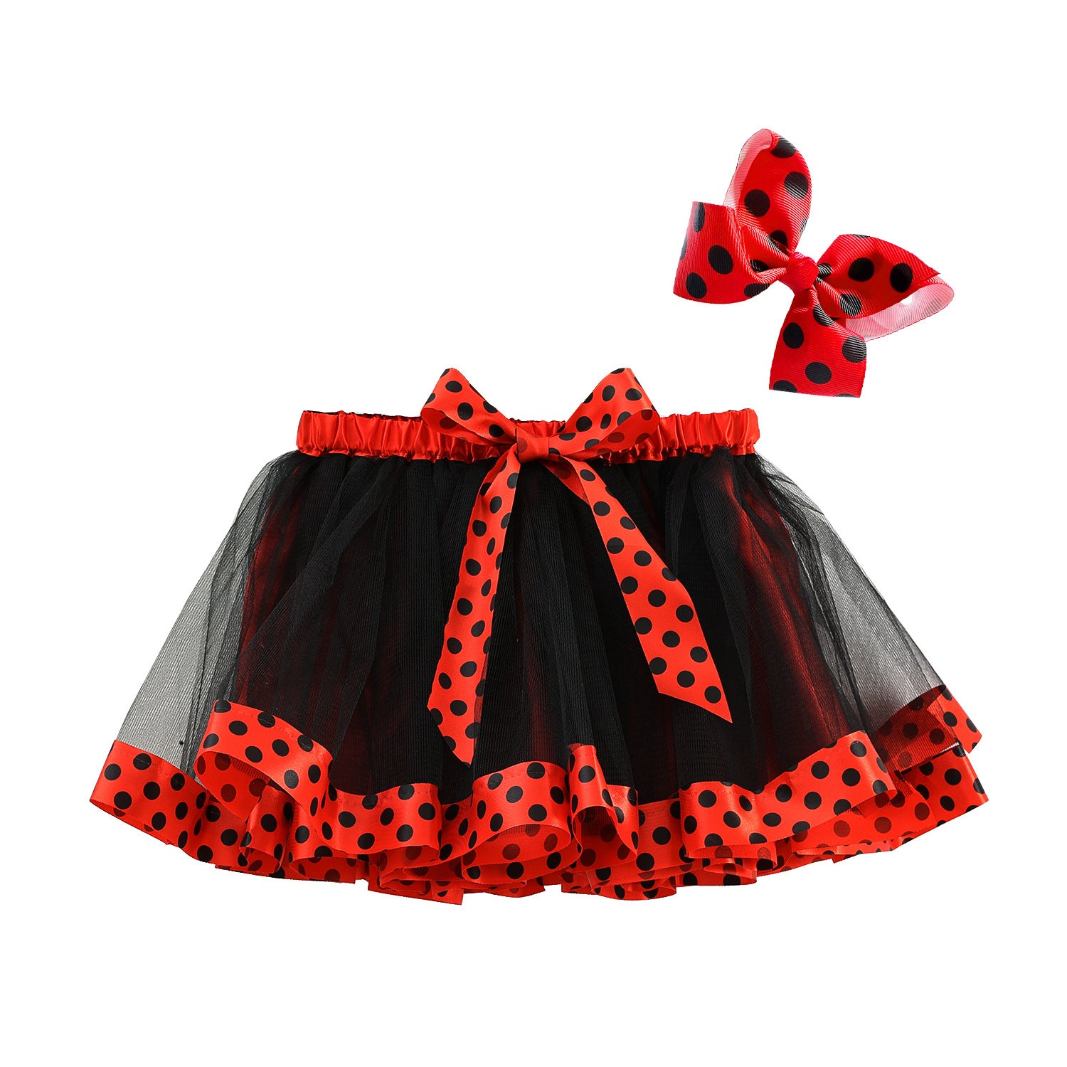 Kid Girls Lined Cartoon Cow Zebra Skirts