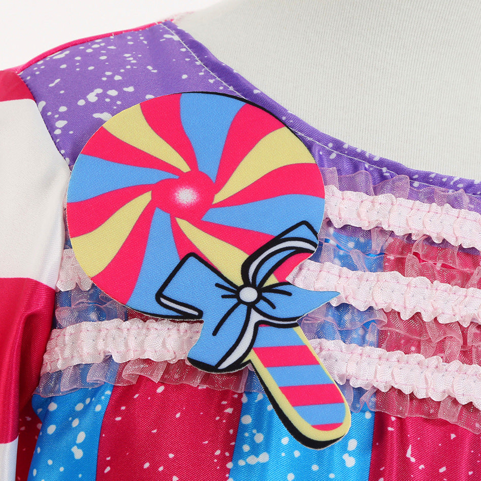 Kid Baby Girls Halloween Candy Hoop Dresses