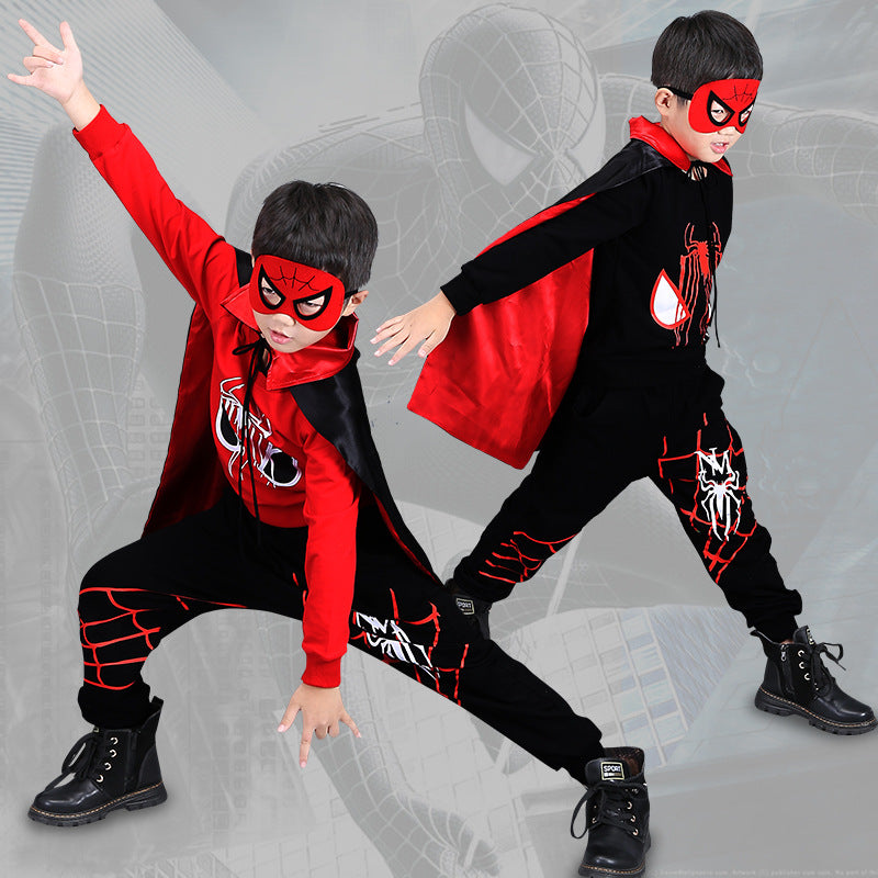 Halloween Kid Boy Autumn Set Performance 4 Pcs
